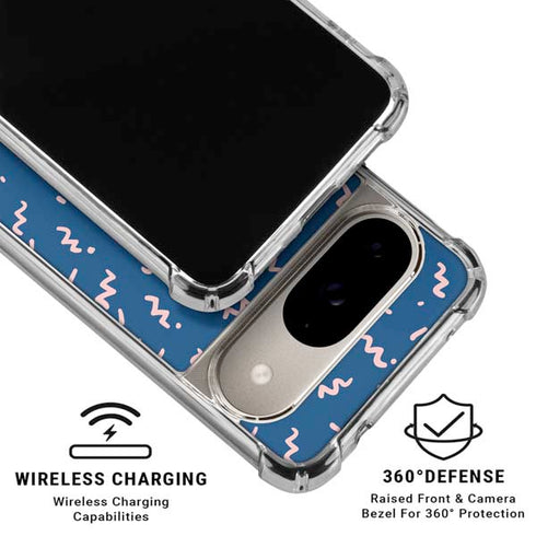 Blue Spring Google Pixel 10 Clear Case
